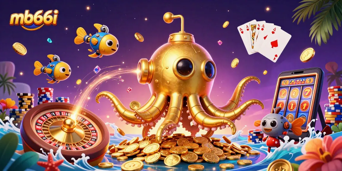 Experience thrilling gameplay at mb66i with a vibrant casino-themed scene featuring dynamic slot and card elements.