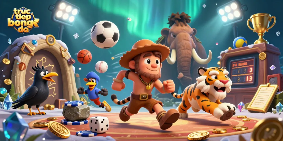 Experience the excitement of truc tiep bong da with dynamic sports balls and vibrant casino action.