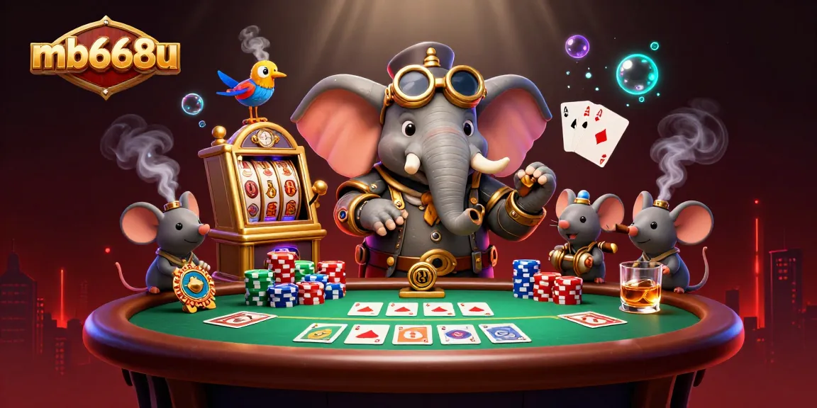 Spin the golden slot machine at mb668u for thrilling jackpots amidst vibrant casino elements!