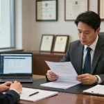 Legal consultation at J.K. Chaudhary & Associates showcasing professional advice and support.